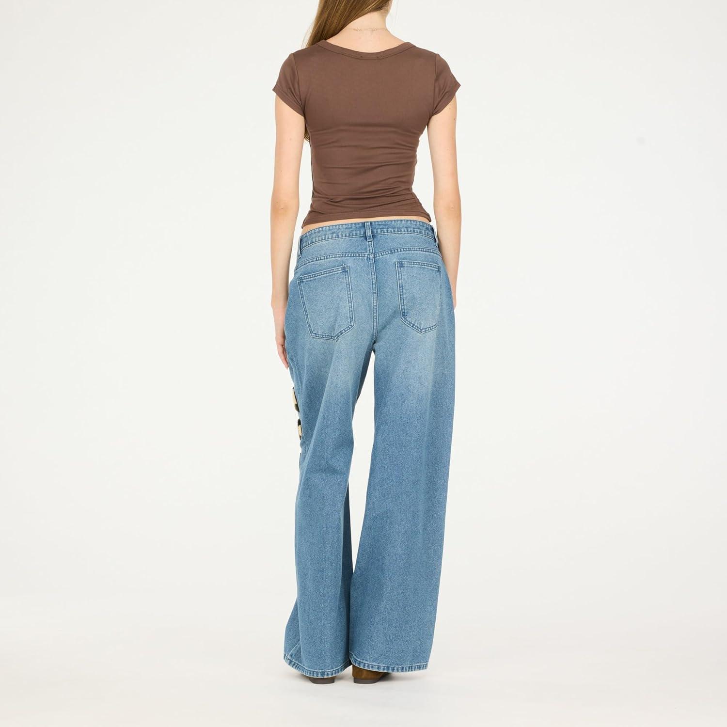 imageForever 21 Womens Short Sleeve Scoop Neck Fitted TopBrown