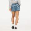 Forever 21 Womens Mini Denim Skirt with Bow Graphic(Blue)