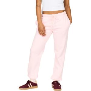 Forever 21 Women’s Fleece Joggers – Patch-Detail Sweatpants with Elastic Waistband(Pink)