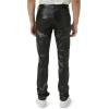 Forever 21 Men’s Mid-Rise Cargo Skinny Jeans(Black)