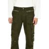 Forever 21 Men’s Mid-Rise Utility Cargo Jeans(Olive)
