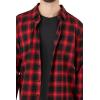 Forever 21 Men’s Plaid Flannel Shirt(Red)