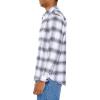 Forever 21 Men’s Plaid Flannel Shirt(White)