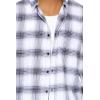 Forever 21 Men’s Plaid Flannel Shirt(White)