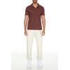 Forever 21 Men’s Short-Sleeve Polo Shirt(Chocolate)