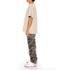 Forever 21 Men’s Slim-fit Leaf Print Pants(Taupe)