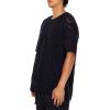 Forever 21 Men’s Sweater-Knit Crochet Tee(Black)