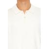 Forever 21 Men’s Sweater-Knit Polo Shirt(White)