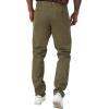 Forever 21 Men’s Twill Mid-Rise Slim-fit Pants(Olive)