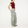 Forever 21 Womens Asymmetric Ruched Crop Top(Burgundy)