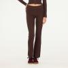 Forever 21 Womens Cable Knit Wide-Leg Sweater Pants(Brown)