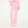 Forever 21 Womens Cable Knit Wide-Leg Sweater Pants(Pink)