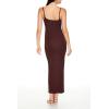 Forever 21 Womens Cami Bodycon Maxi Dress(Dark Cocoa)