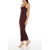 Forever 21 Womens Cami Bodycon Maxi Dress(Dark Cocoa)