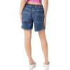 Forever 21 Women’s Denim Zip-Pocket Shorts(Blue)