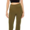 Forever 21 Women’s Flare Mid-Rise Leggings(Olivine)