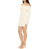Forever 21 Women’s Off-The-Shoulder Mini Sweater Dress(White)