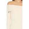 Forever 21 Women’s Off-The-Shoulder Mini Sweater Dress(White)
