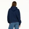 Forever 21 Women’s Oversized Fleece Hoodie Sweatshirt with Kangaroo Pocket(Navy)