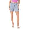 Forever 21 Women’s Raw-Cut Denim Shorts(Blue)