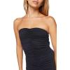 Forever 21 Women’s Ruched Bodycon Midi Dress(Black)