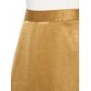 Forever 21 Womens Satin A-line Mini Skirt(Cigar)