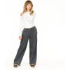 Forever 21 Womens Wide Leg Jogger(Dark Grey)