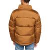 Forever 21 mens Quilted Puffer Jacket(Brown)
