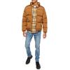 Forever 21 mens Quilted Puffer Jacket(Brown)