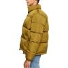 Forever 21 mens Quilted Puffer Jacket(Green)