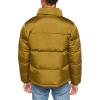 Forever 21 mens Quilted Puffer Jacket(Green)