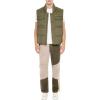 Forever 21 mens Utility Zip-up Pocket Vest(Olive)