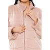 Forever 21 womens Quilted Zip-up Jacket(Almond)