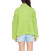 Forever 21 womens Quilted Zip-up Jacket(Avocado)