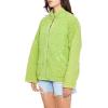 Forever 21 womens Quilted Zip-up Jacket(Avocado)