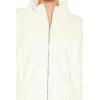 Forever 21 womens Quilted Zip-up Jacket(Vanilla)