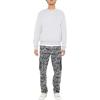 Forever 21 Mens Camo Drawstring Cargo Pants(Taupe/Multi)