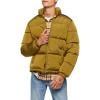 Forever 21 mens Quilted Puffer Jacket(Green)