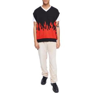 Forever 21 Men’s Ribbed Drawstring Pants(Taupe)