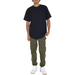 Forever 21 Men’s Slim-fit Drawstring Cargo Joggers(Olive)