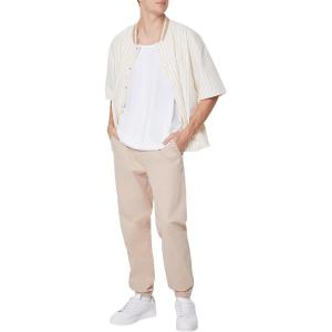 Forever 21 Men’s Twill Drawstring Joggers(Taupe)