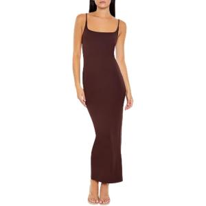 Forever 21 Womens Cami Bodycon Maxi Dress(Dark Cocoa)