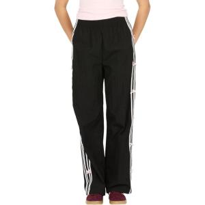 Forever 21 Women’s Nylon Jogger Pants Side Stripes with Bow Details(Black)