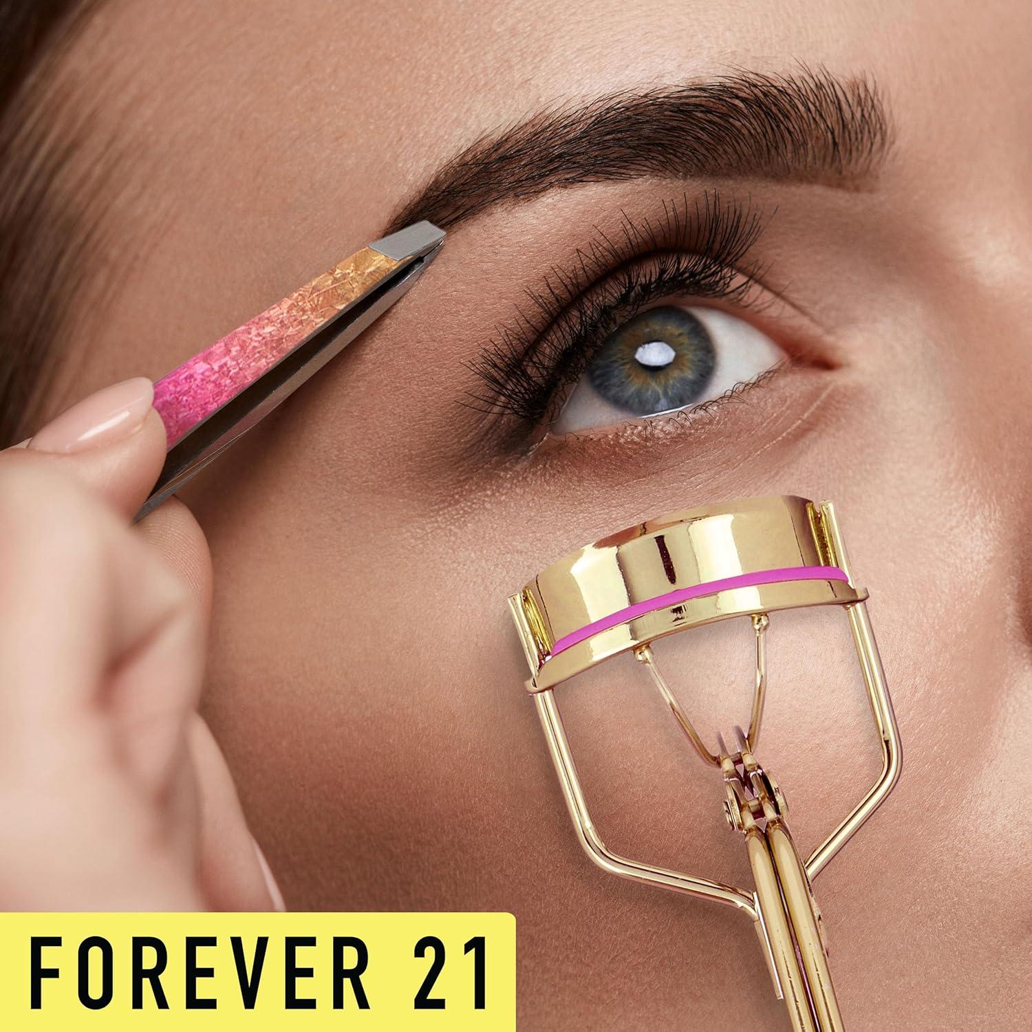 imageEyelash Curler ampamp Tweezer Set 2pc Lash Kit wPrecision Lash Curler ampamp Lash Tweezers for Eyelash Strips False Eyelash Applicator Tool Kit