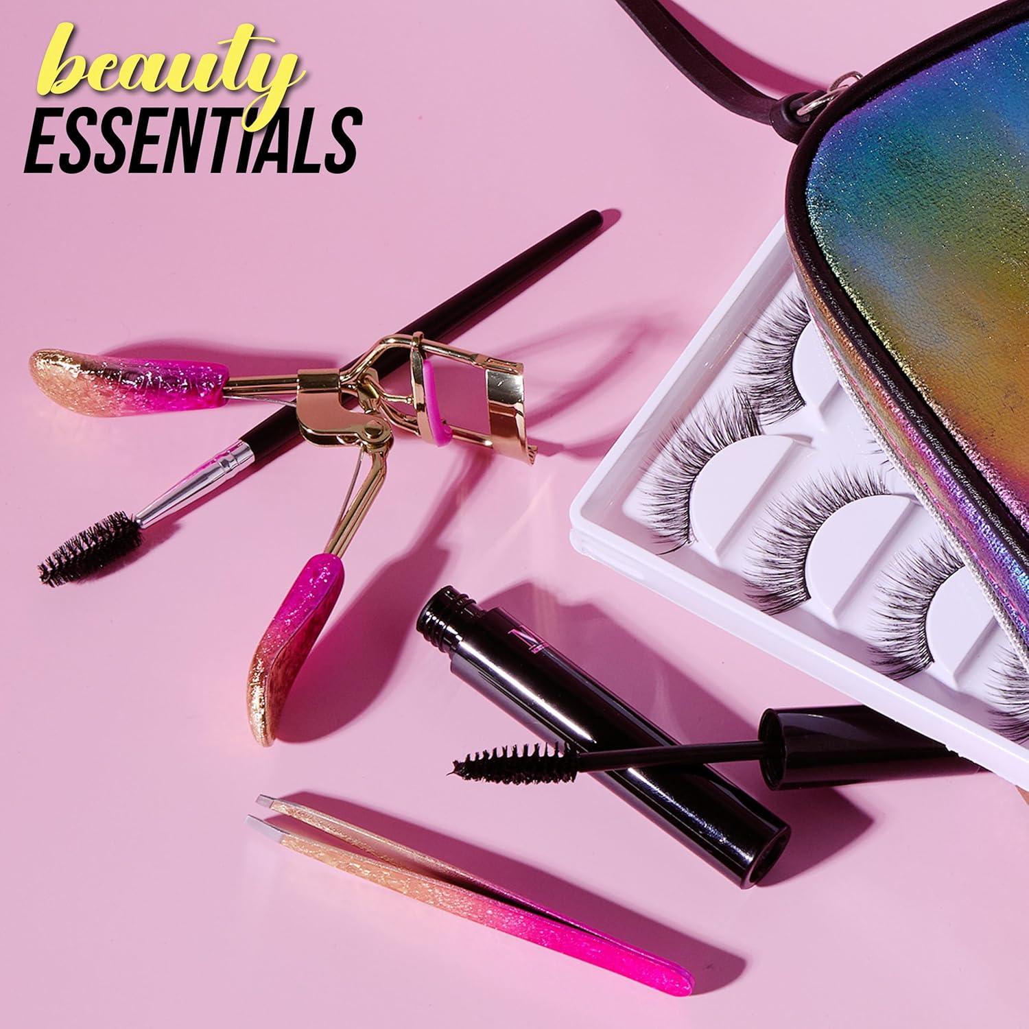 imageEyelash Curler ampamp Tweezer Set 2pc Lash Kit wPrecision Lash Curler ampamp Lash Tweezers for Eyelash Strips False Eyelash Applicator Tool Kit