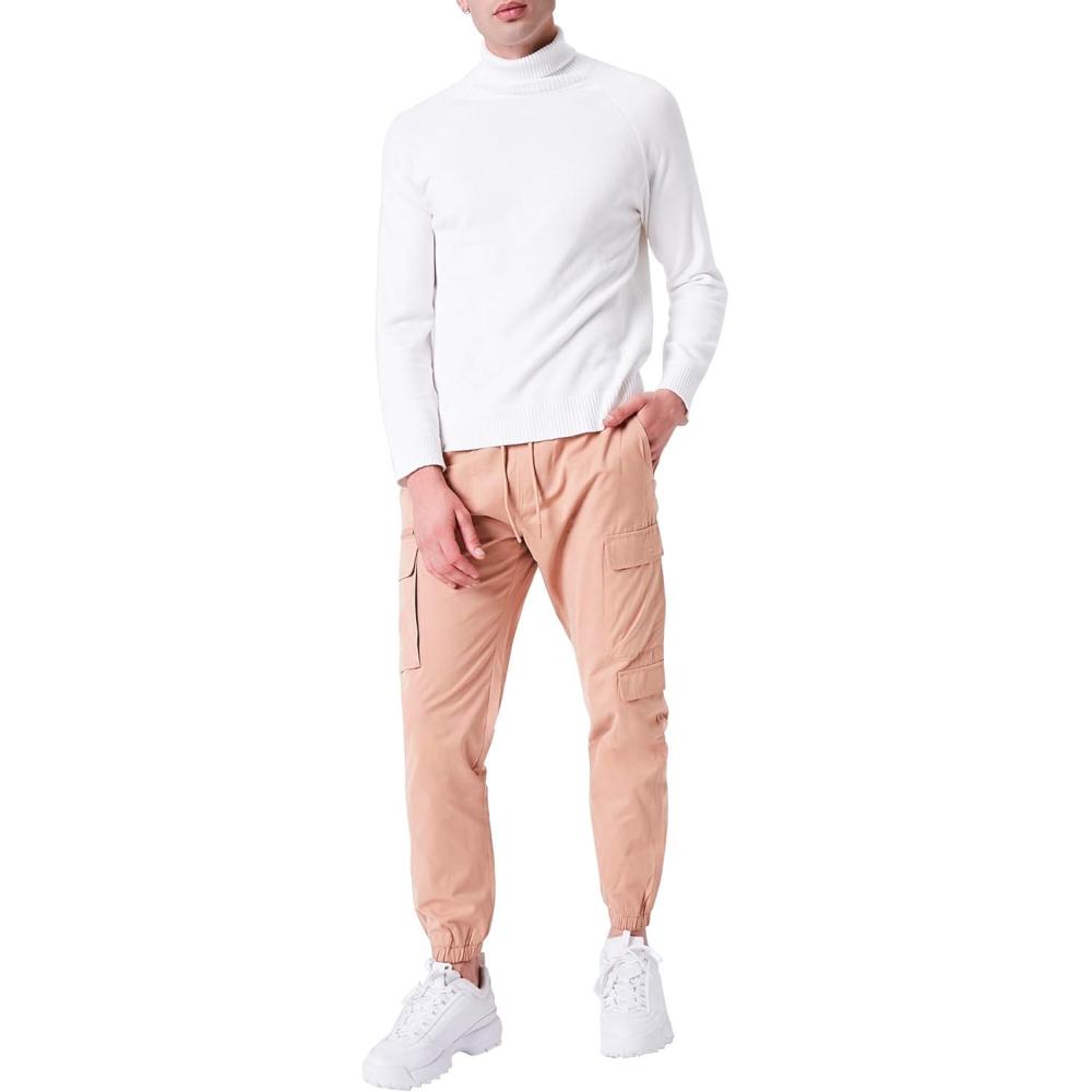 imageForever 21 Mens Cargo Drawstring JoggersLight Brown