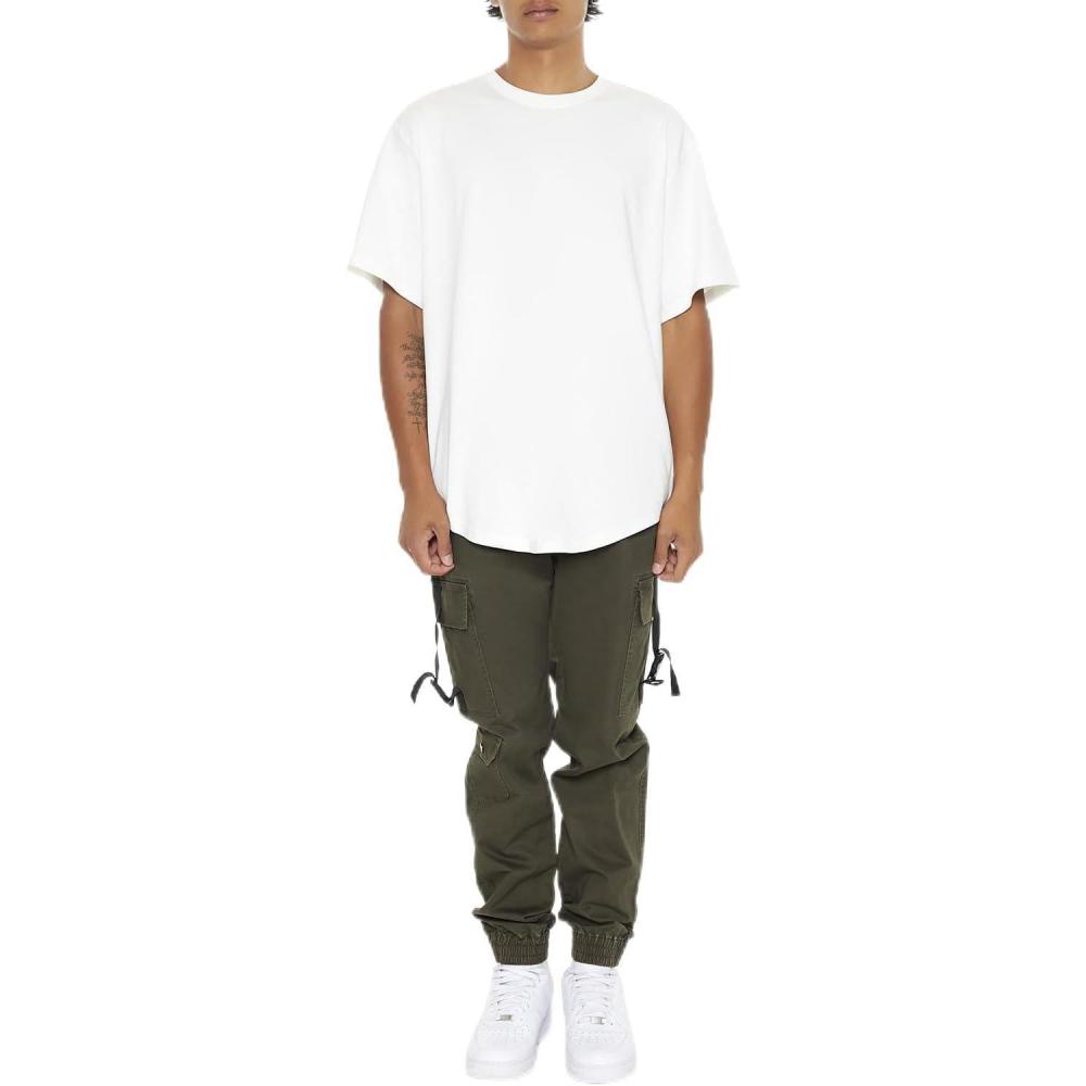 imageForever 21 Mens Cargo Utility JoggersOlive