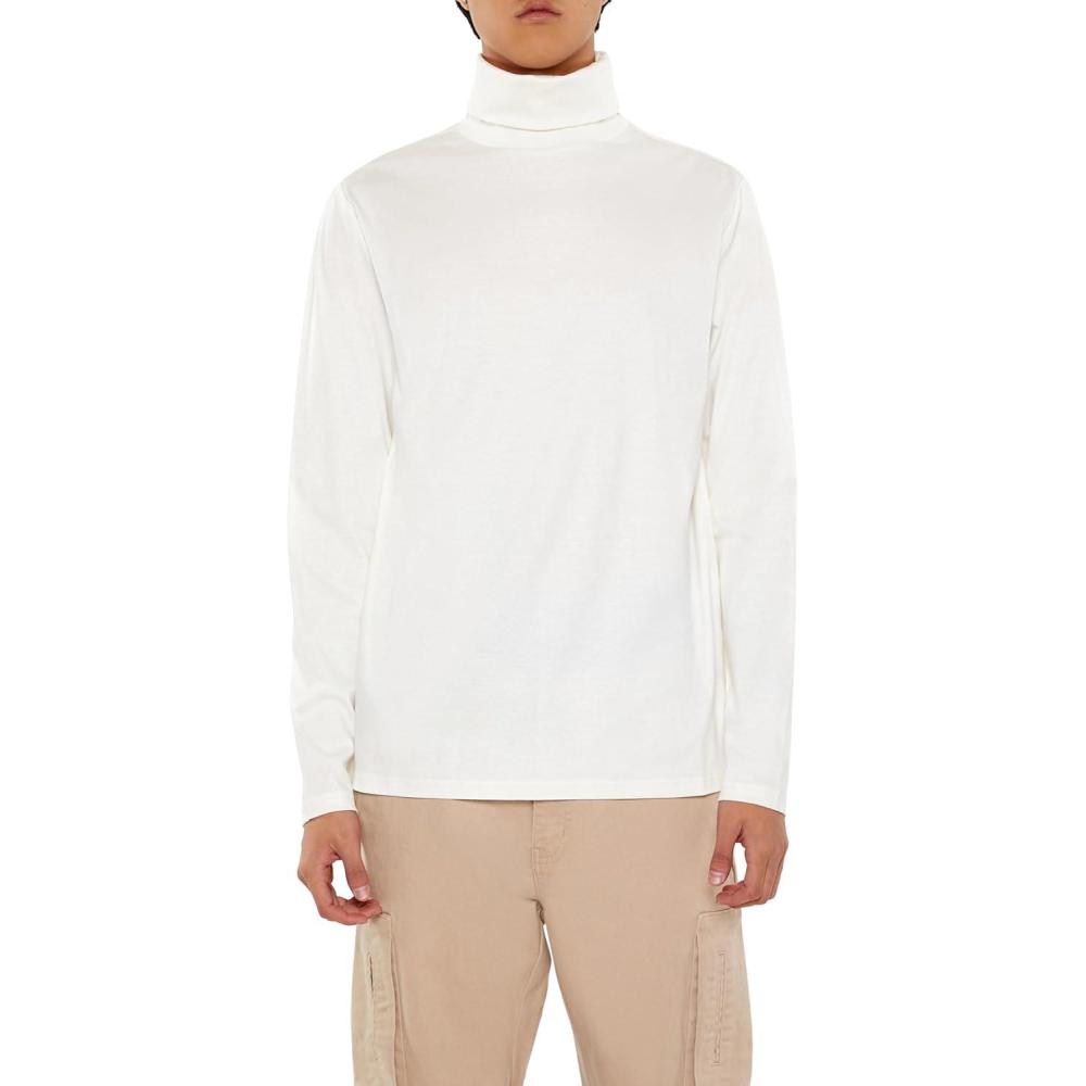 imageForever 21 Mens SupimaBlend Turtleneck TopWhite