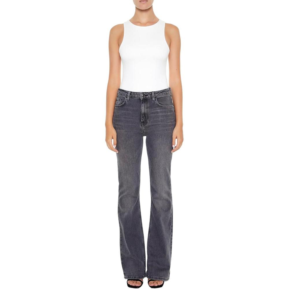 imageForever 21 womens Contour Sculpt Sleeveless Fitted BodysuitWhite