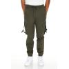 Forever 21 Men’s Cargo Utility Joggers(Olive)